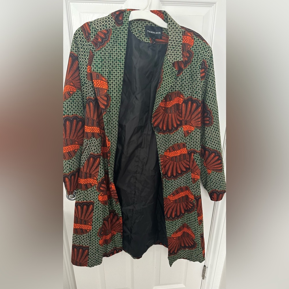 ANKARA AFRICAN PRINT PEACOAT - colorful addition to your wardrobe 🧥